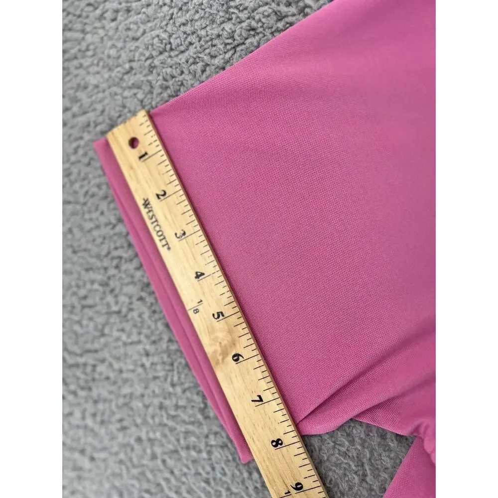 Johnnie O Polo Short Sleeve Golf Beach Surf Salmon Pink Stretch‎ Mens XL Logo